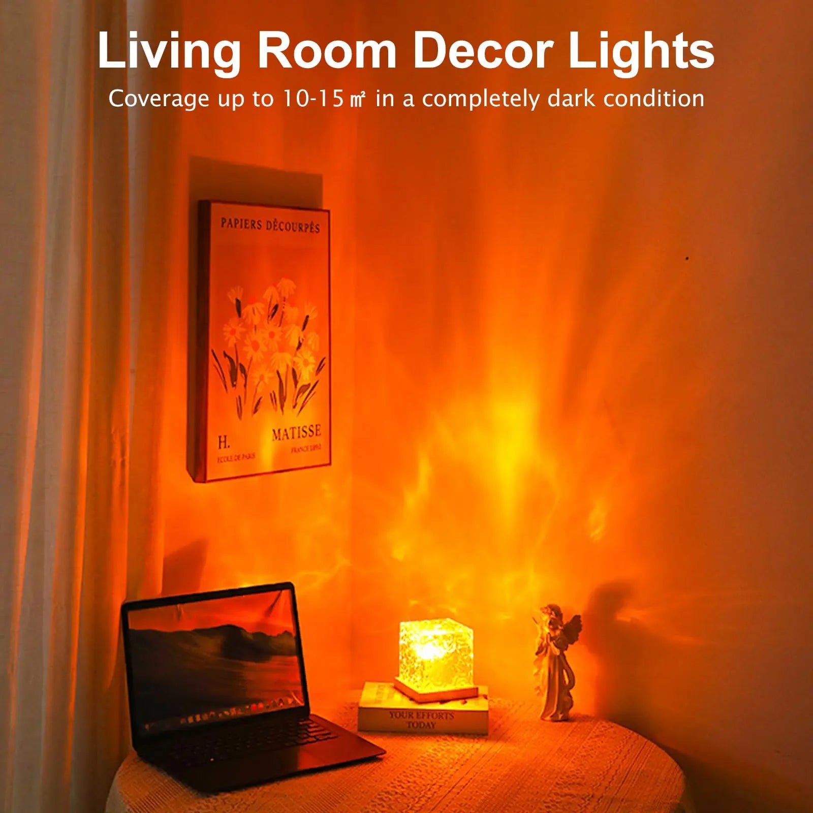The Aurora Cube — 16-Color Crystal Wave Lamp