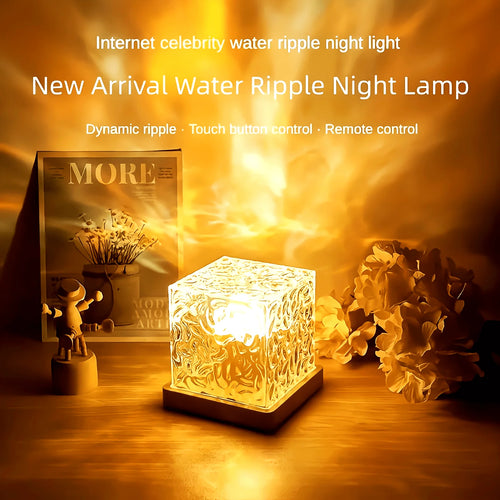 The Aurora Cube — 16-Color Crystal Wave Lamp